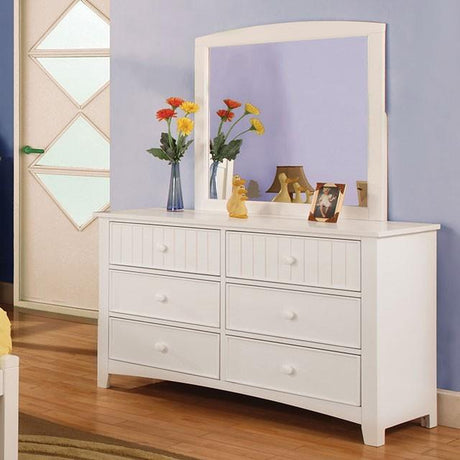  Furniture of America Omnus 6-Drawer Kids Dresser CM7905WH-D IMAGE 3