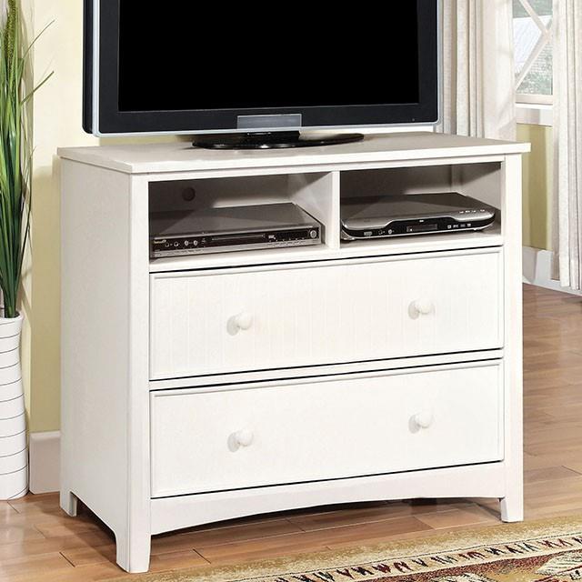  Furniture of America Corry 2-Drawer Kids Media Chest CM7905WH-TV IMAGE 2