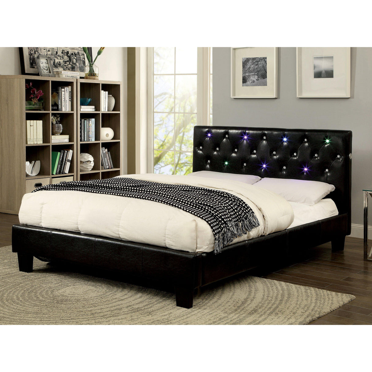  Furniture of America Azaleh Queen Upholstered Panel Bed CM7431Q-BED IMAGE 6