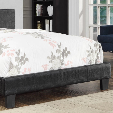  Furniture of America Wallen Twin Upholstered Panel Bed CM7793BK-T-BED IMAGE 3