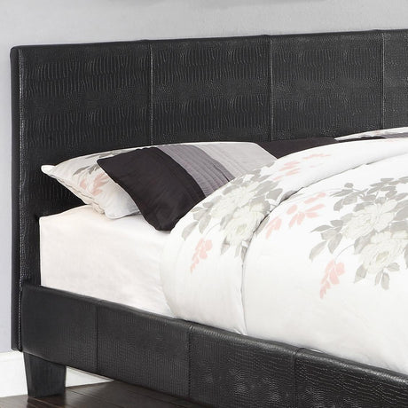 Furniture of America Wallen Full Upholstered Panel Bed CM7793BK-F-BED IMAGE 2