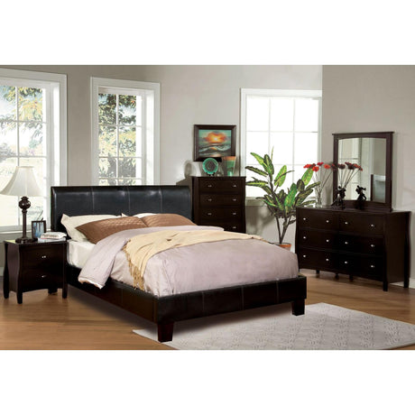  Furniture of America Villa Park California King Upholstered Panel Bed CM7007CK-BED IMAGE 3