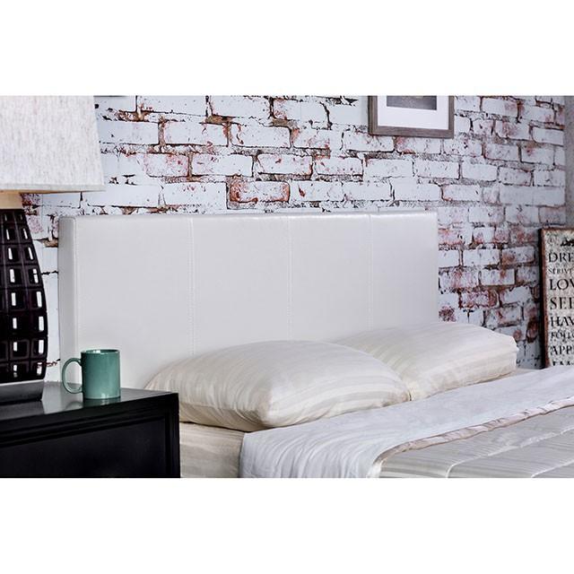  Furniture of America Winn Park Queen Upholstered Panel Bed CM7008WH-Q-BED IMAGE 3