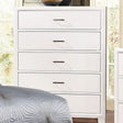  Furniture of America Enrico I 5-Drawer Chest CM7068WH-C IMAGE 1