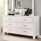  Furniture of America Enrico 6-Drawer Dresser CM7068WH-D IMAGE 1