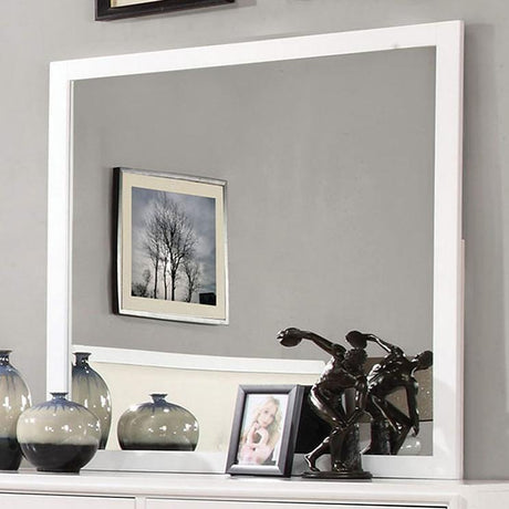  Furniture of America Enrico Dresser Mirror CM7068WH-M IMAGE 1