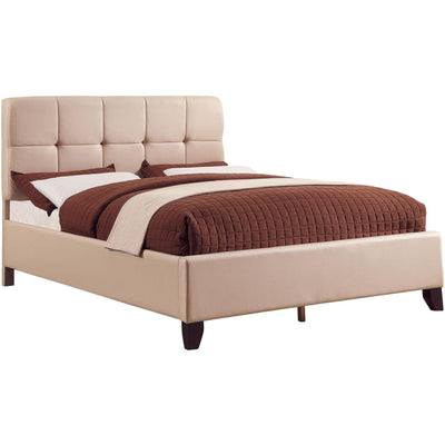  Furniture of America Cressida Queen Upholstered Panel Bed CM7725BG-Q-BED IMAGE 1