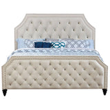 Furniture of America Claudine California King Upholstered Panel Bed CM7675CK-BED IMAGE 2