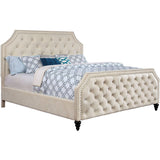 Furniture of America Claudine King Upholstered Panel Bed CM7675EK-BED IMAGE 1
