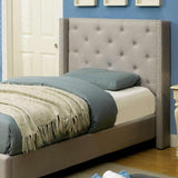  Furniture of America Anabelle Twin Upholstered Panel Bed CM7677GY-T-BED IMAGE 2