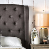  Furniture of America Fontes King Upholstered Panel Bed CM7050GY-EK-BED IMAGE 3