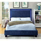  Furniture of America Erglow I King Upholstered Panel Bed CM7695NV-EK-BED IMAGE 9
