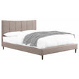  Furniture of America Ennis California King Upholstered Panel Bed CM7678BG-CK-BED IMAGE 1