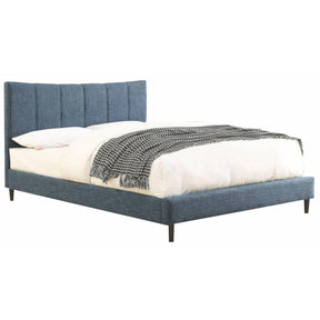  Furniture of America Ennis California King Upholstered Panel Bed CM7678BL-CK-BED IMAGE 1