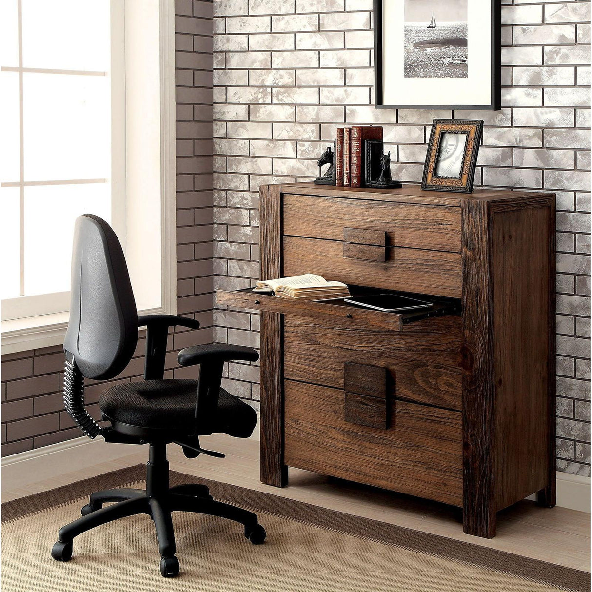  Furniture of America Janeiro 4-Drawer Chest CM7628C IMAGE 3