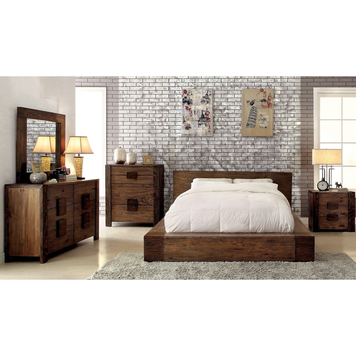  Furniture of America Janeiro 4-Drawer Chest CM7628C IMAGE 4