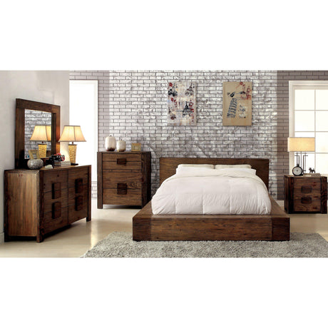  Furniture of America Janeiro Dresser Mirror CM7628M IMAGE 4