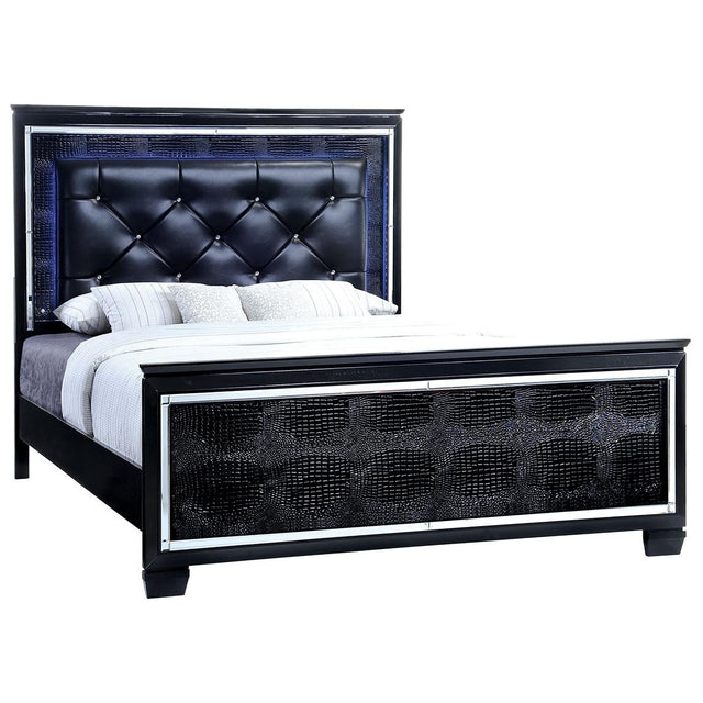  Furniture of America Bellanova CM7979BK-Q Queen Bed IMAGE 1