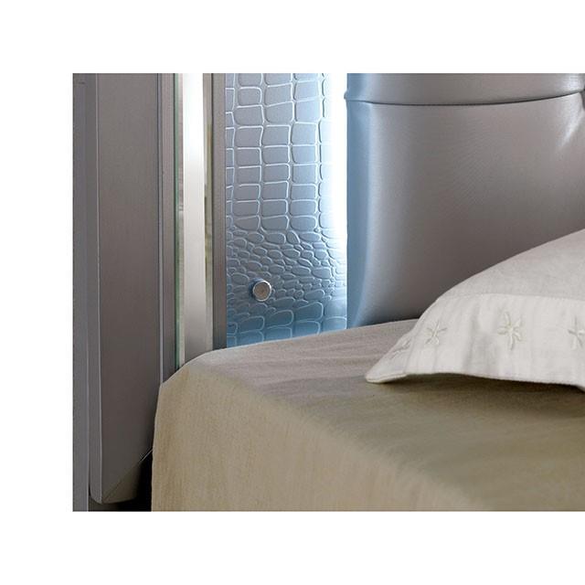  Furniture of America Bellanova CM7979SV-Q Queen Bed IMAGE 2