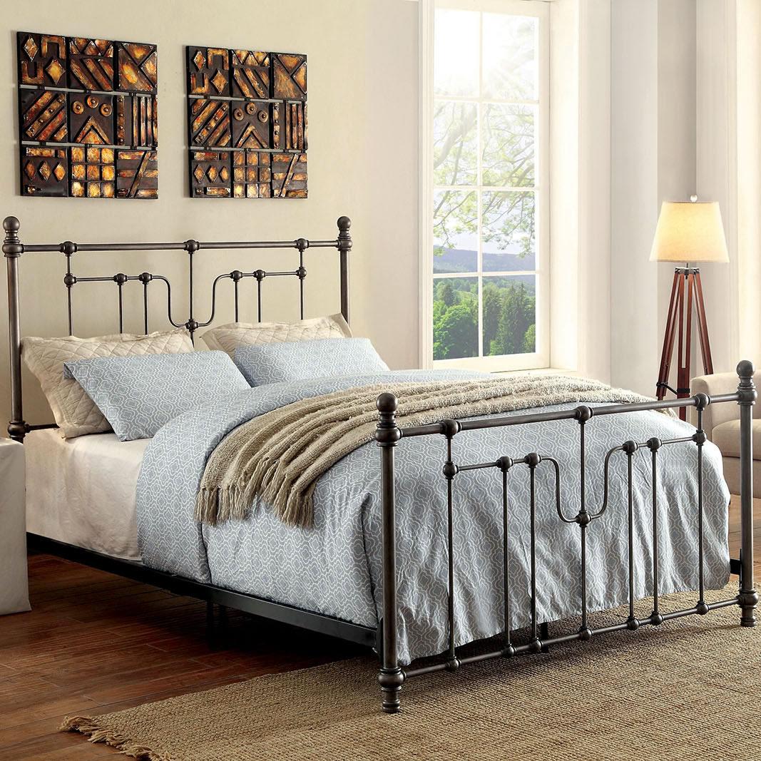  Furniture of America Elysia King Bed CM7717EK IMAGE 1