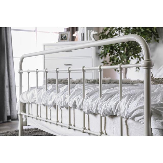  Furniture of America Iria Full Metal Bed CM7701WH-F IMAGE 5