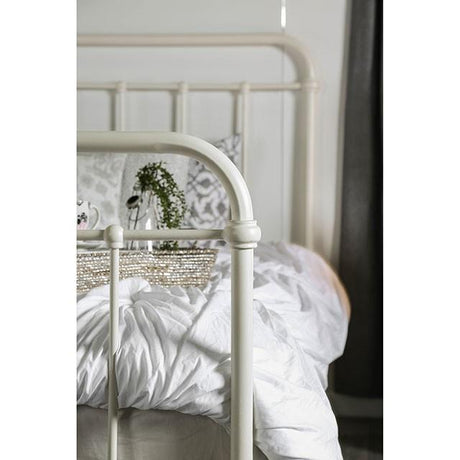  Furniture of America Iria Full Metal Bed CM7701WH-F IMAGE 7