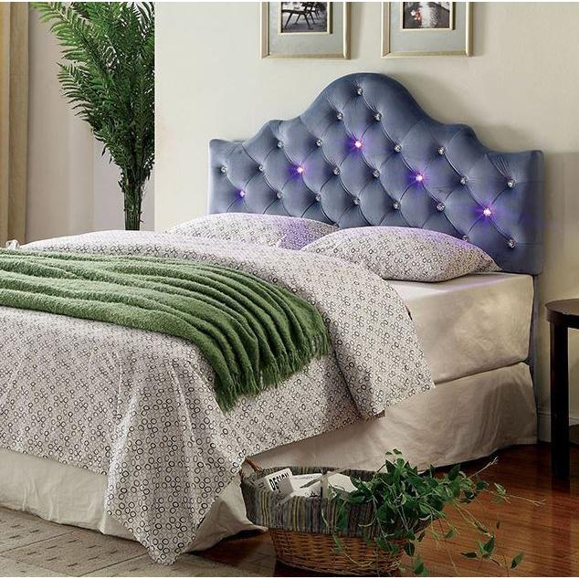  Furniture of America Bed Components Headboard CM7404BL-HB-K IMAGE 1