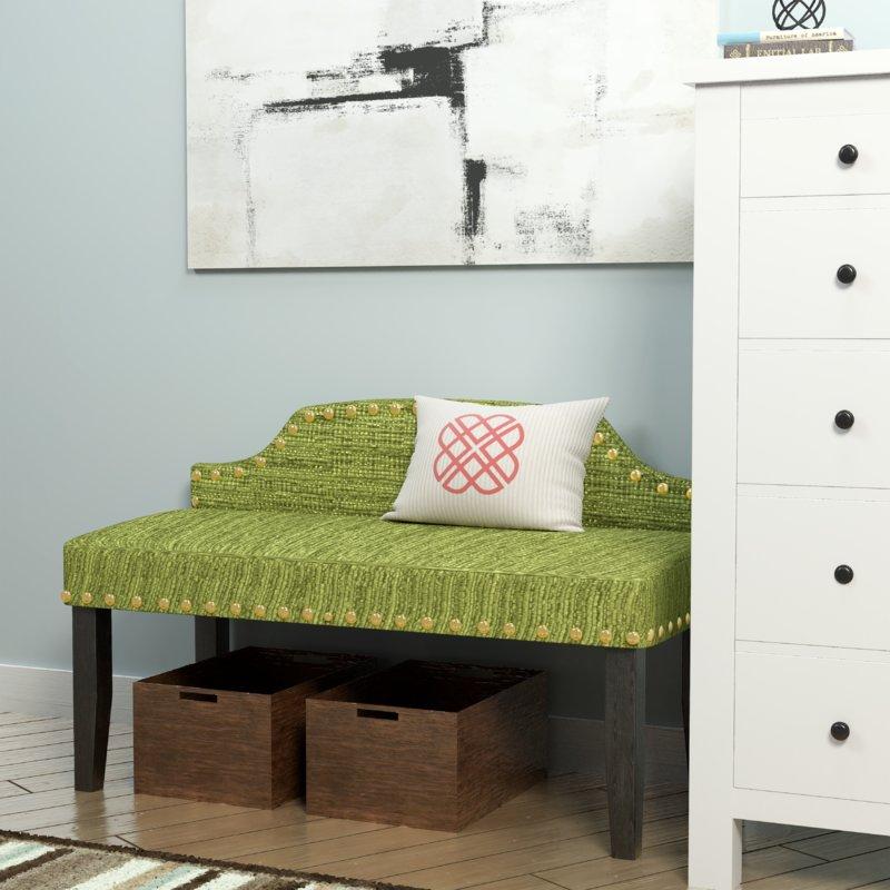  Furniture of America Hasselt Bench CM-BN6880GR-S IMAGE 3