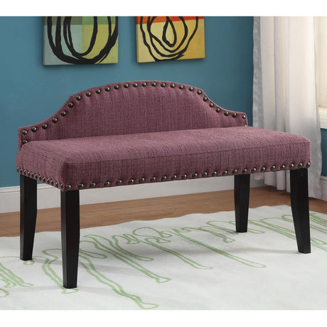  Furniture of America Hasselt Bench CM-BN6880PR-S IMAGE 2