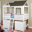  Furniture of America Kids Beds Loft Bed CM7137-BED IMAGE 1