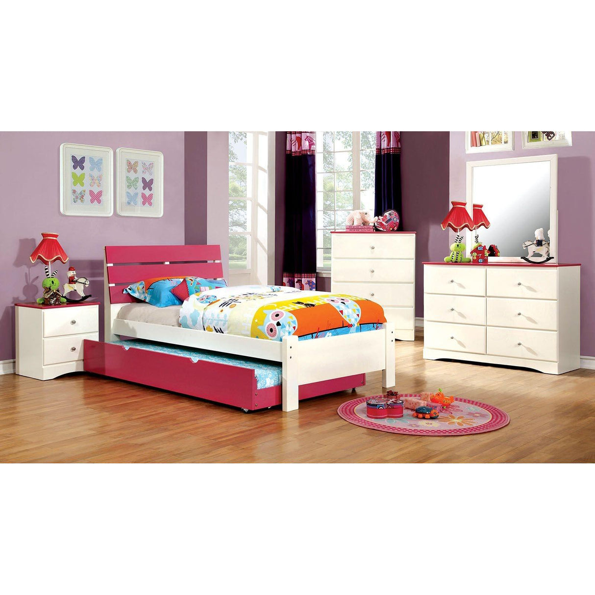  Furniture of America Kimmel 4-Drawer Kids Chest CM7626PK-C IMAGE 3