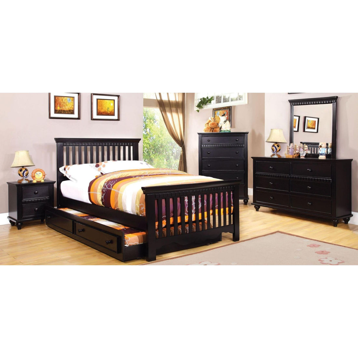  Furniture of America Kids Dresser Mirrors Mirror CM7920BK-M IMAGE 3