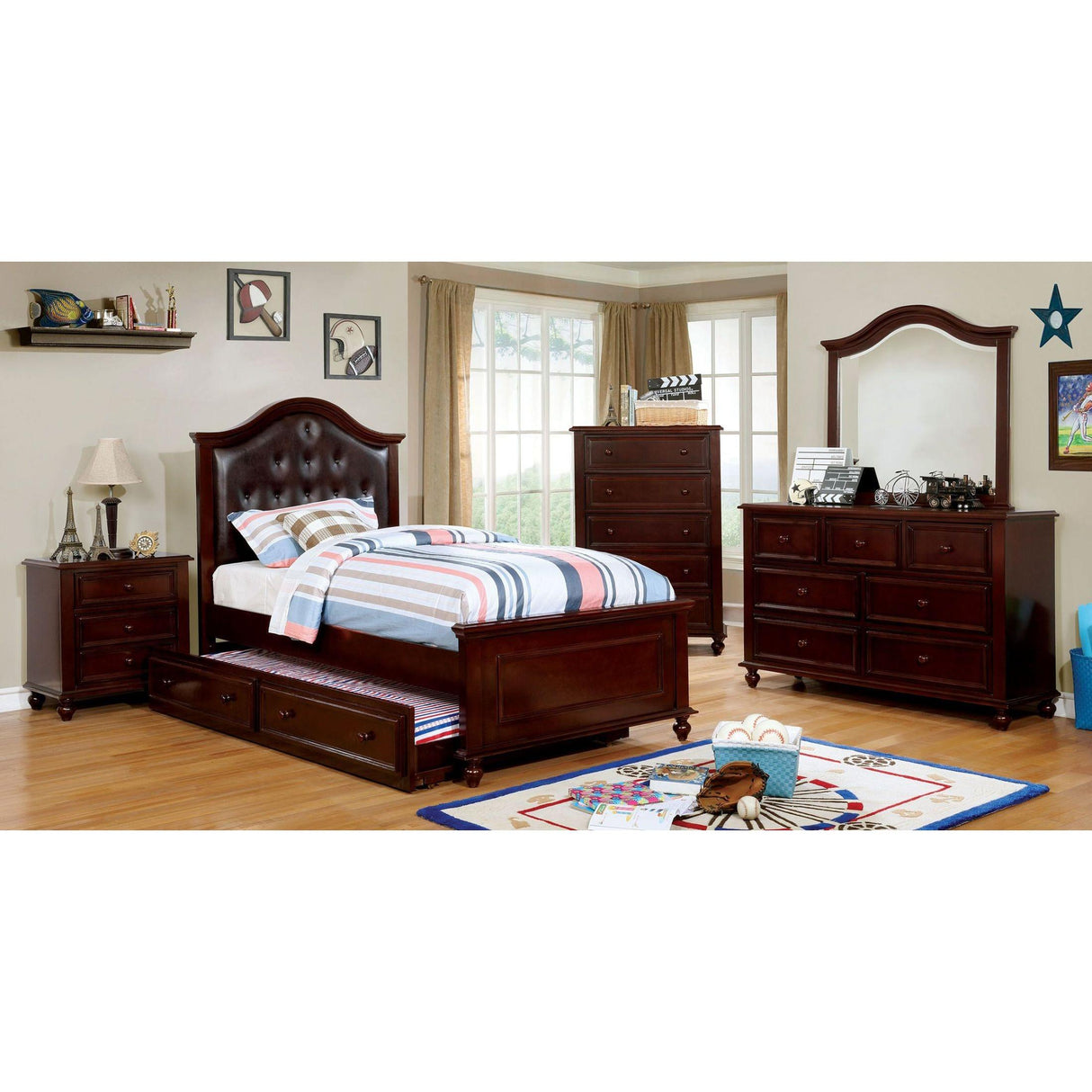  Furniture of America Kids Beds Trundle Bed CM7155EX-TR IMAGE 4