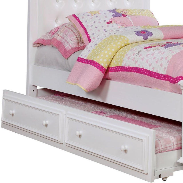  Furniture of America Kids Beds Trundle Bed CM7155WH-TR IMAGE 1