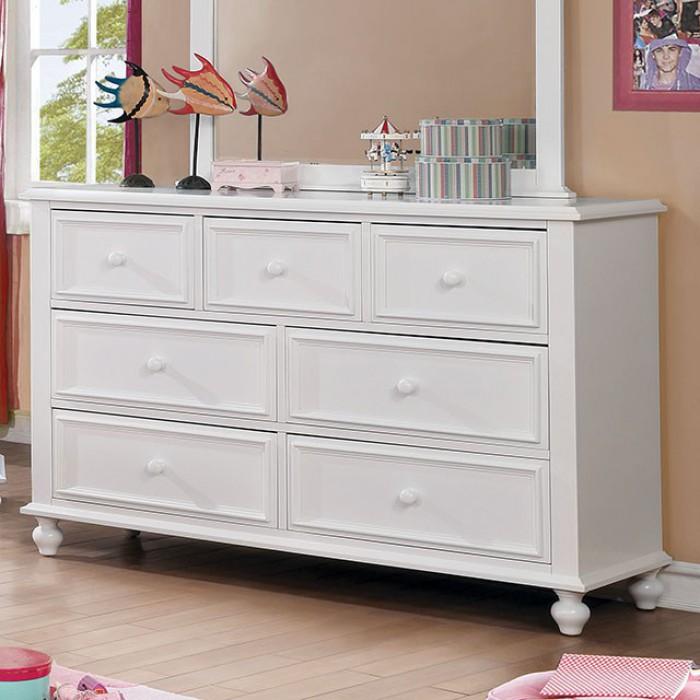  Furniture of America Olivia 7-Drawer Kids Dresser CM7155WH-D IMAGE 2