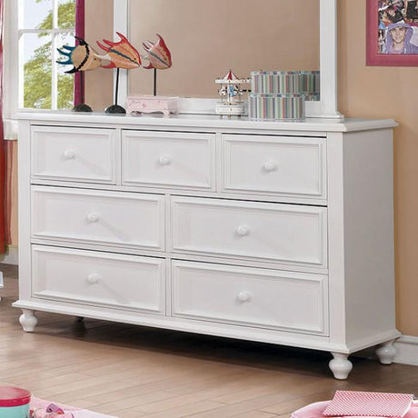  Furniture of America Olivia 7-Drawer Kids Dresser CM7155WH-D IMAGE 2