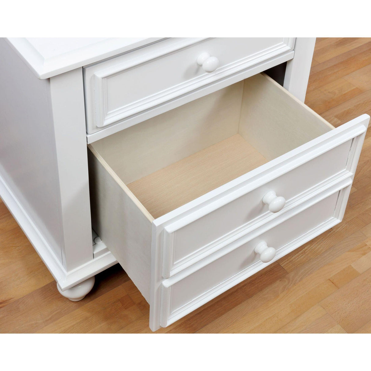  Furniture of America Olivia 2-Drawer Kids Nightstand CM7155WH-N IMAGE 3