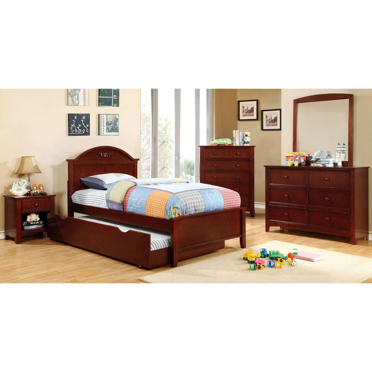  Furniture of America Kids Beds Bed CM7942CH-F-BED IMAGE 2