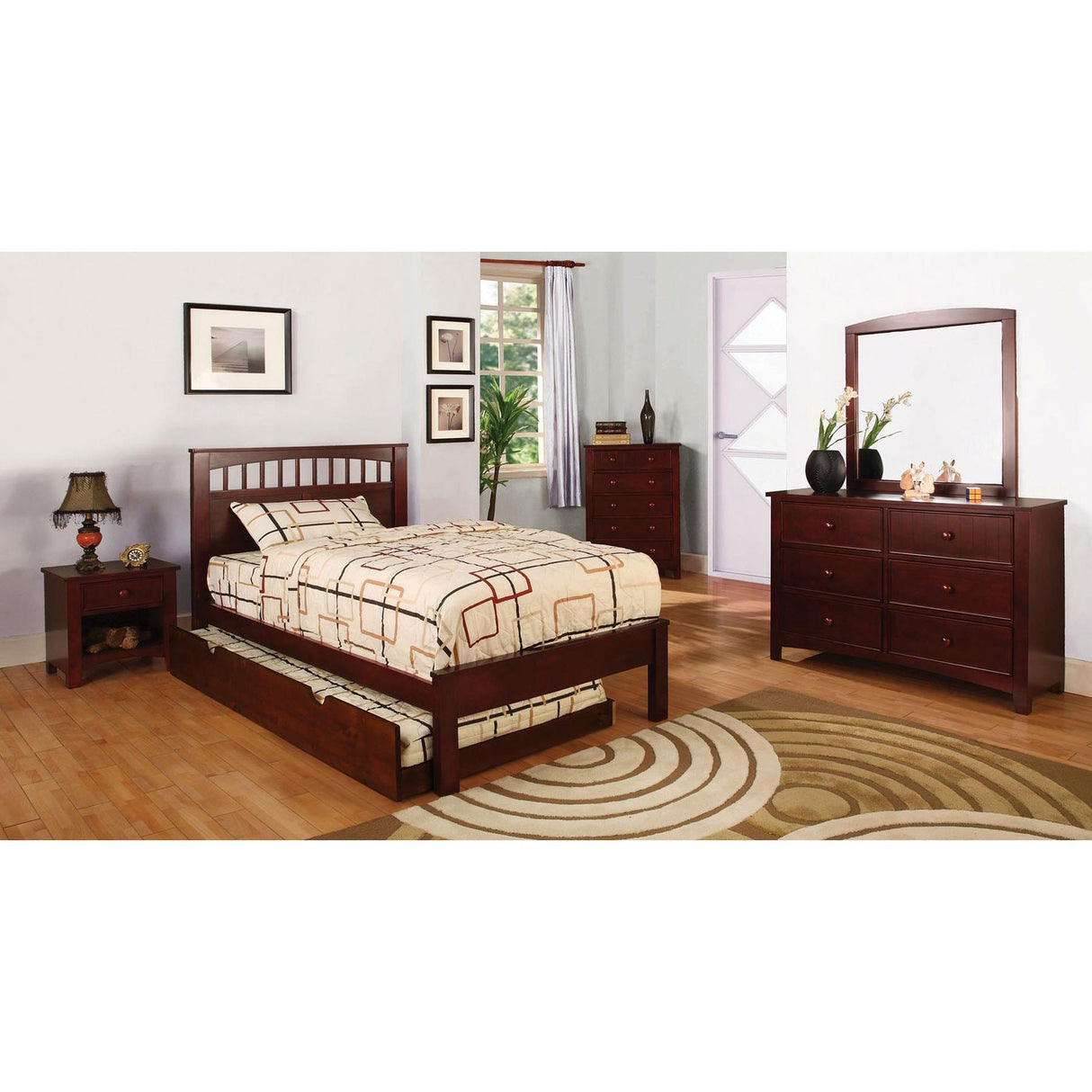  Furniture of America Omnus 1-Drawer Kids Nightstand CM7905CH-N IMAGE 4