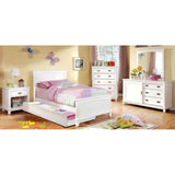  Furniture of America Kids Beds Bed CM7909WH-F-BED IMAGE 2