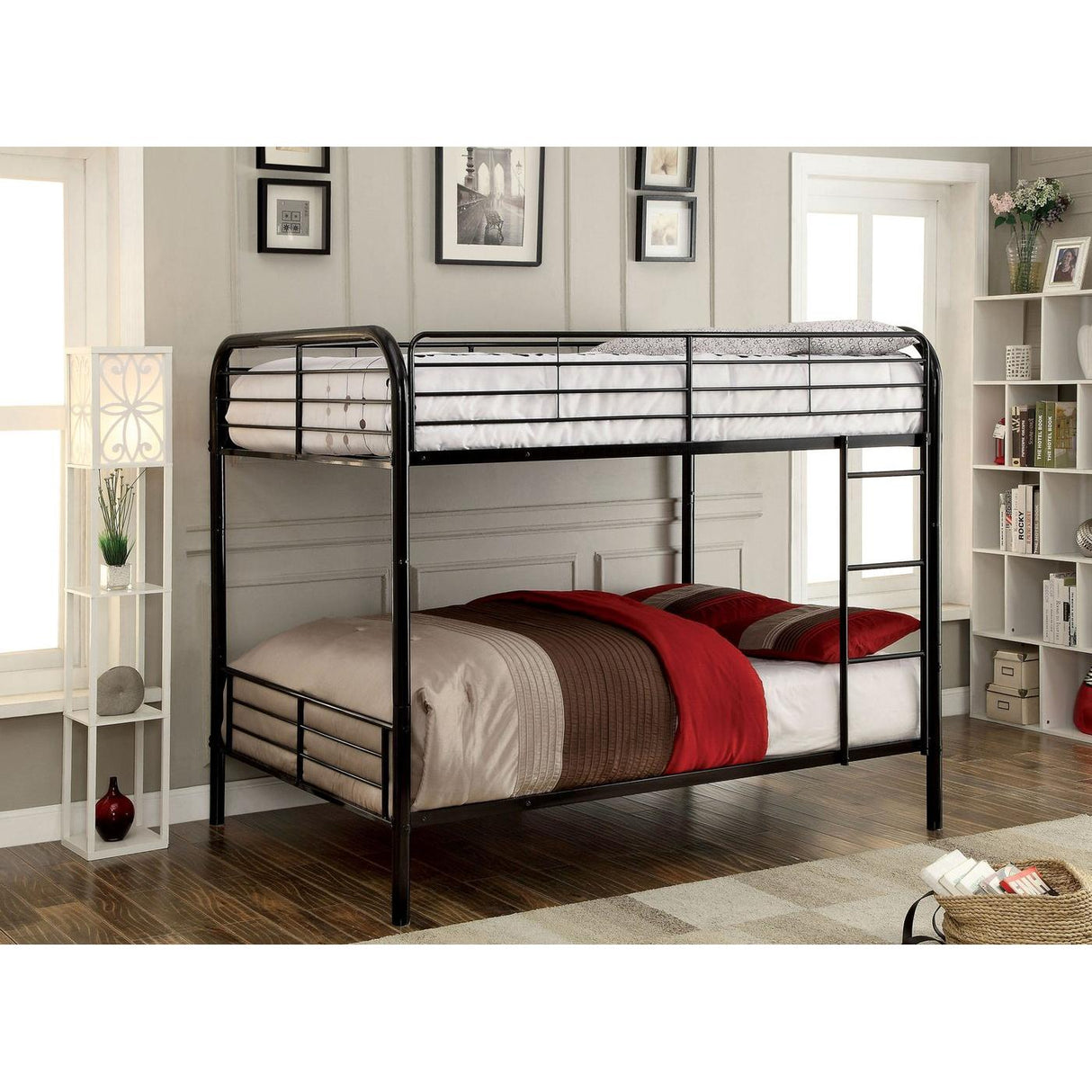  Furniture of America Brocket CM-BK1035F-BK Full/Full Bunk Bed IMAGE 3