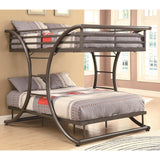  Furniture of America Kids Beds Bunk Bed CM-BK1036GM-BED IMAGE 2