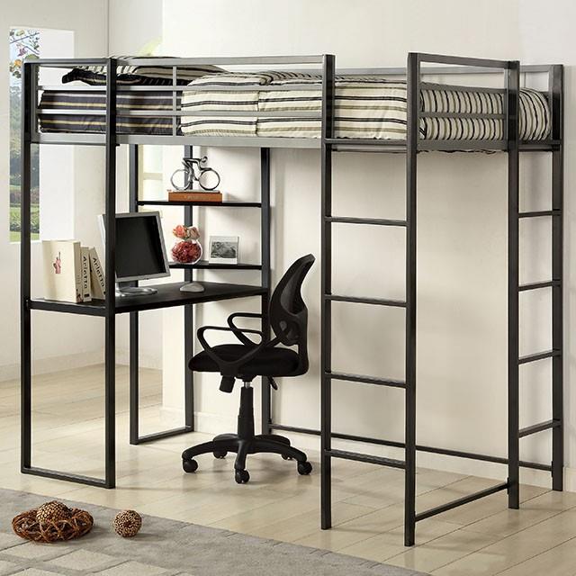  Furniture of America Kids Beds Loft Bed CM-BK1098T IMAGE 1