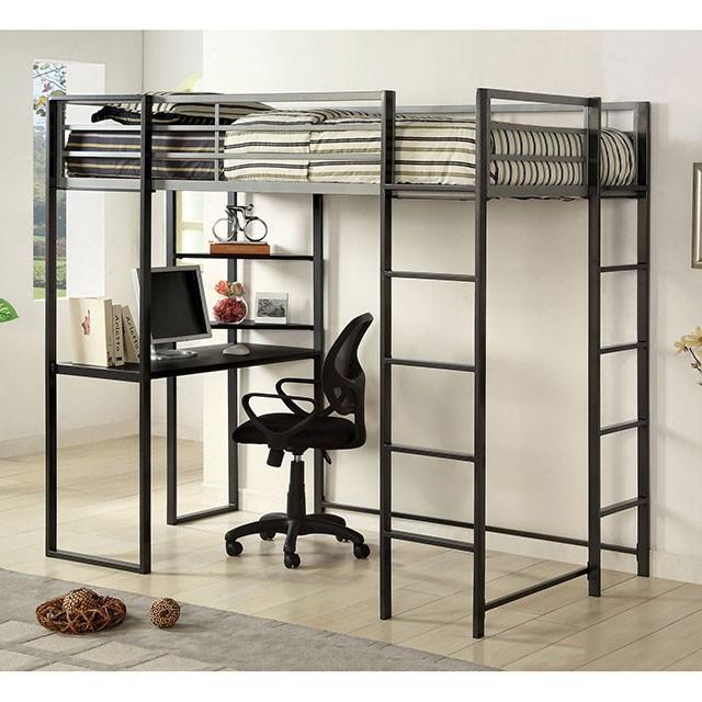  Furniture of America Kids Beds Loft Bed CM-BK1098T IMAGE 3