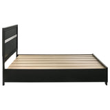  Coaster Furniture Miranda 206361KW 51-inch Wood California King Storage Panel Bed - Black IMAGE 5