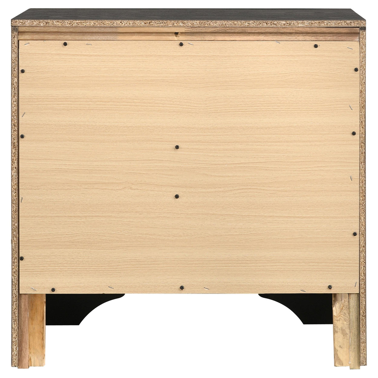  Coaster Furniture Miranda 206362 2-Drawer Nightstand - Black IMAGE 6