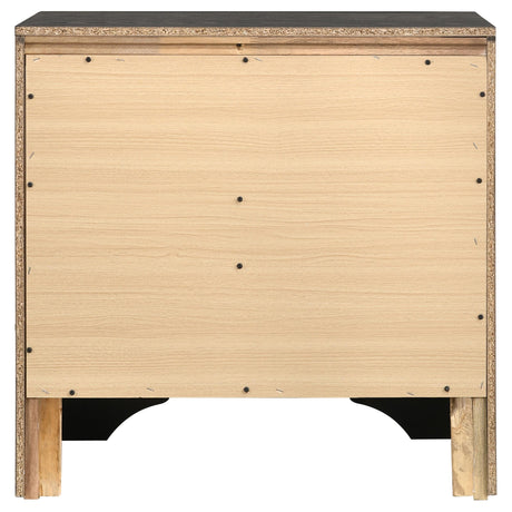  Coaster Furniture Miranda 206362 2-Drawer Nightstand - Black IMAGE 6