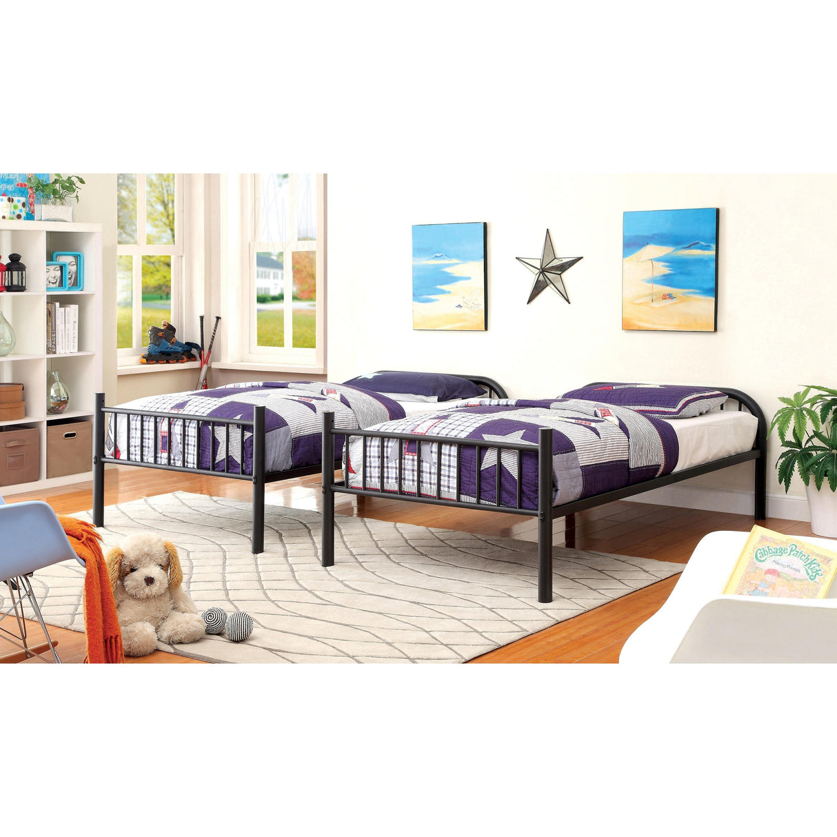  Furniture of America Kids Beds Bunk Bed CM-BK1035BK IMAGE 4