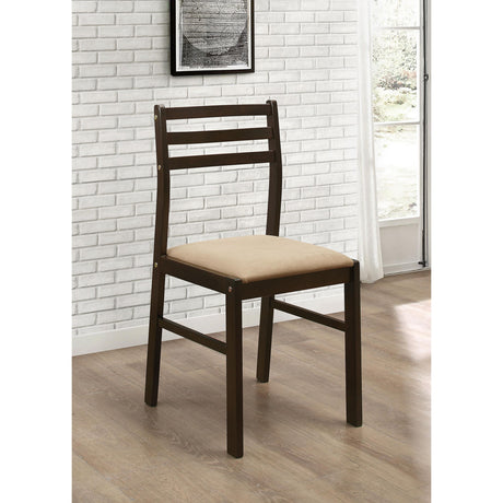  Coaster Furniture Bucknell 130005 3-piece Round Drop Leaf Dining Table Set - Cappuccino IMAGE 16