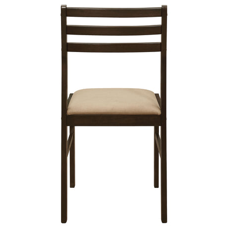  Coaster Furniture Bucknell 130005 3-piece Round Drop Leaf Dining Table Set - Cappuccino IMAGE 9